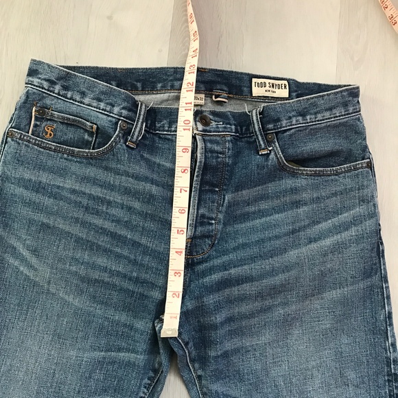 Todd Synder Mens Blue Jeans Selvedge from Japan 33 - Picture 4 of 12
